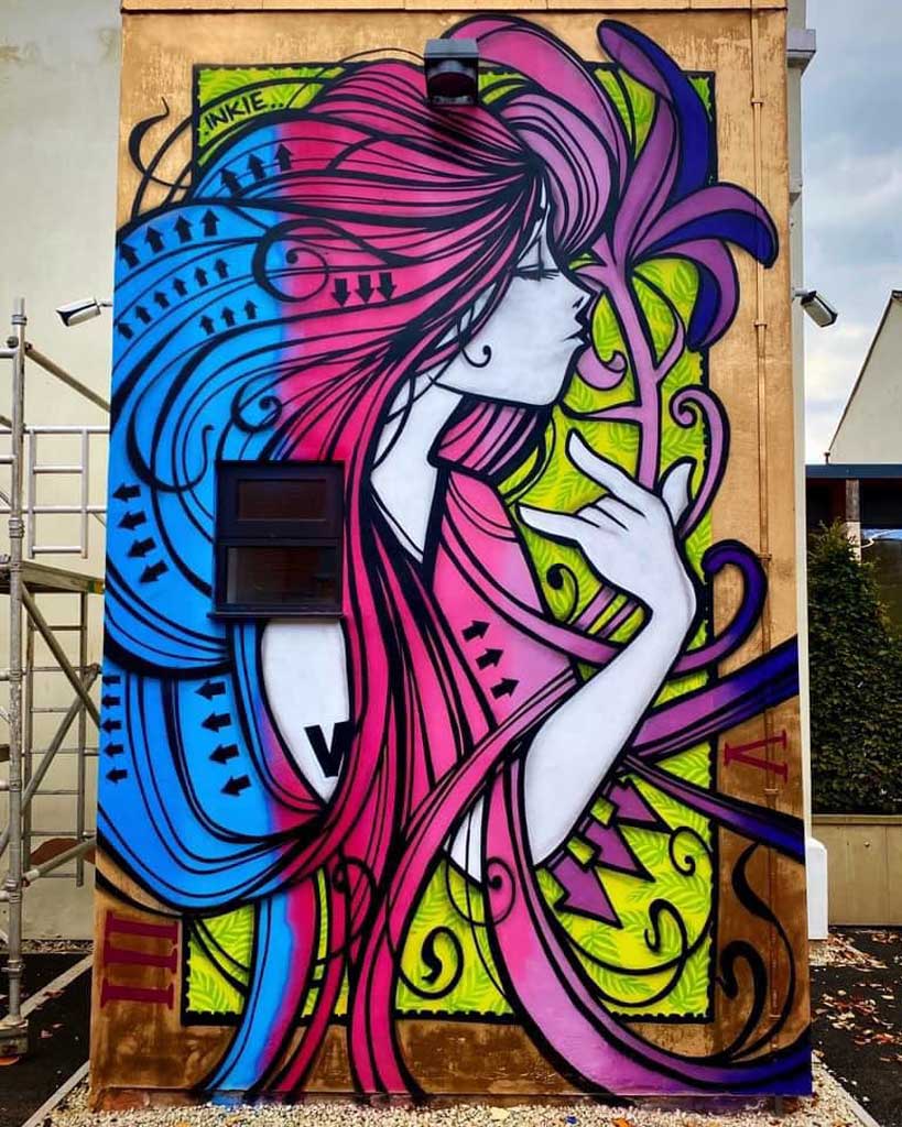 Photo of Mural by Inkie - Royal Porcelain Works, Worcester
